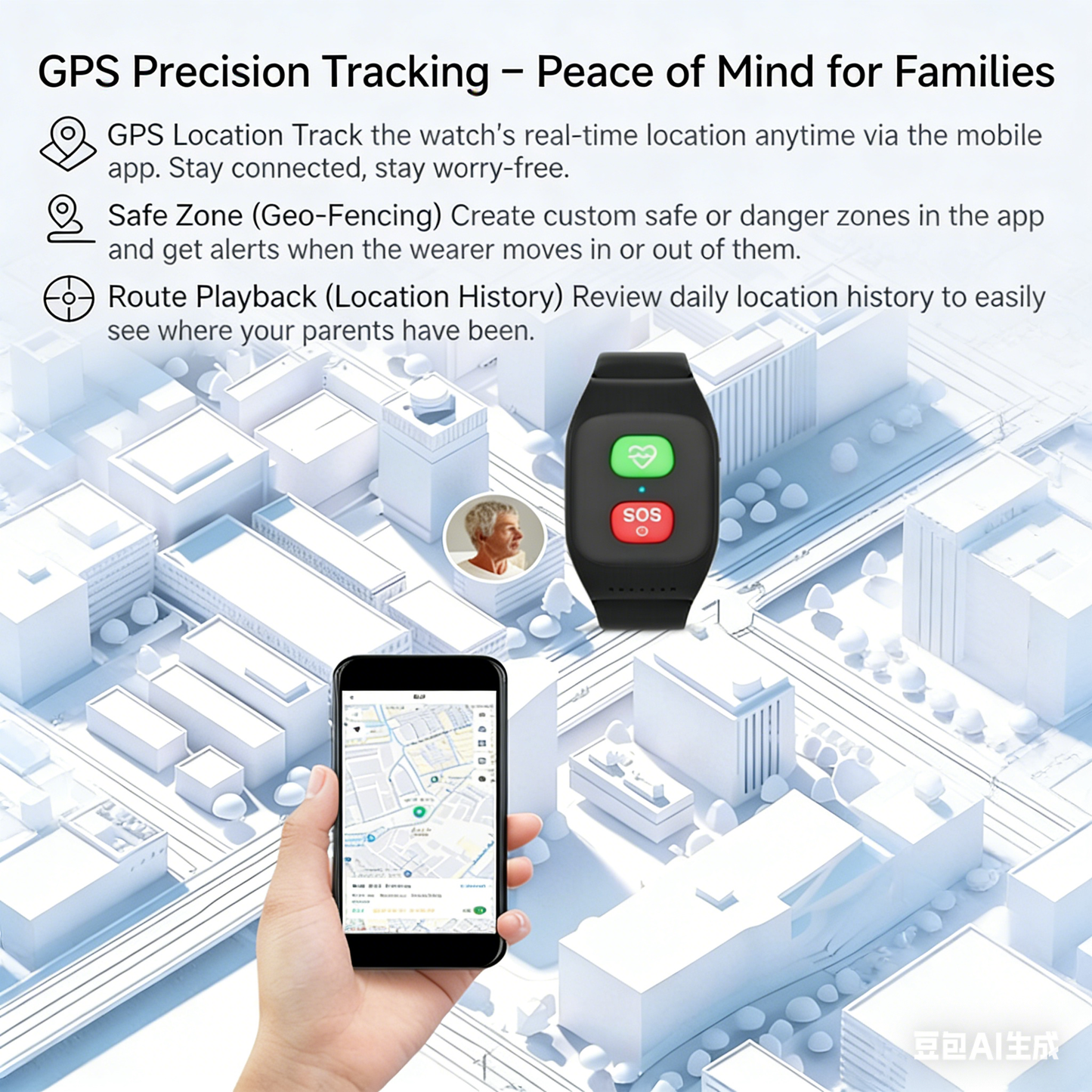 Smart monitoring  bracelet