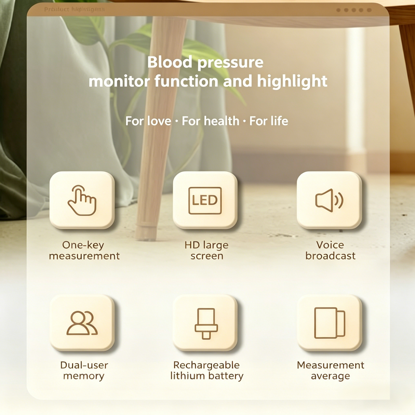 Standalone Blood Pressure Monitor
