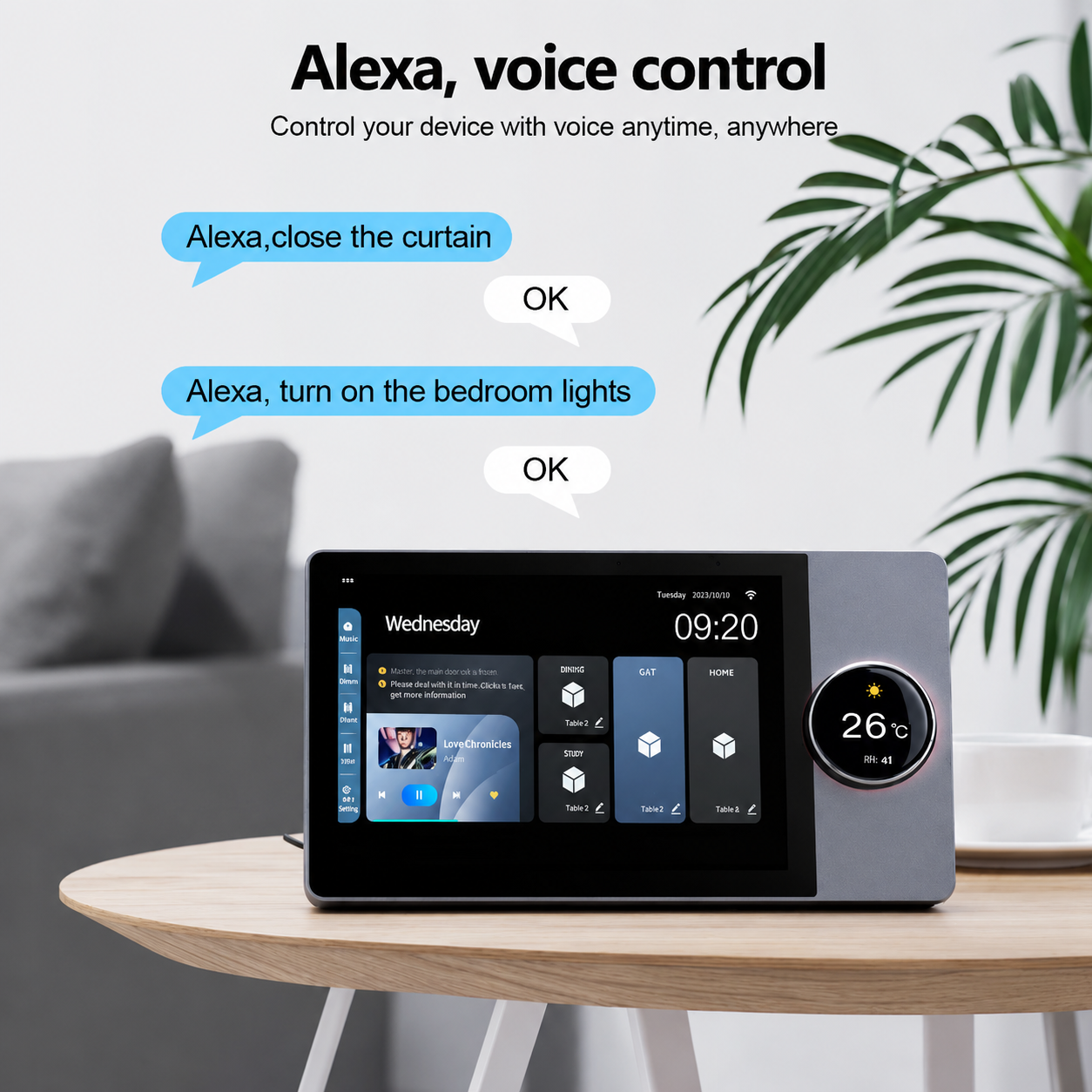 8-inch Central Control Screen, AISpeaker M20