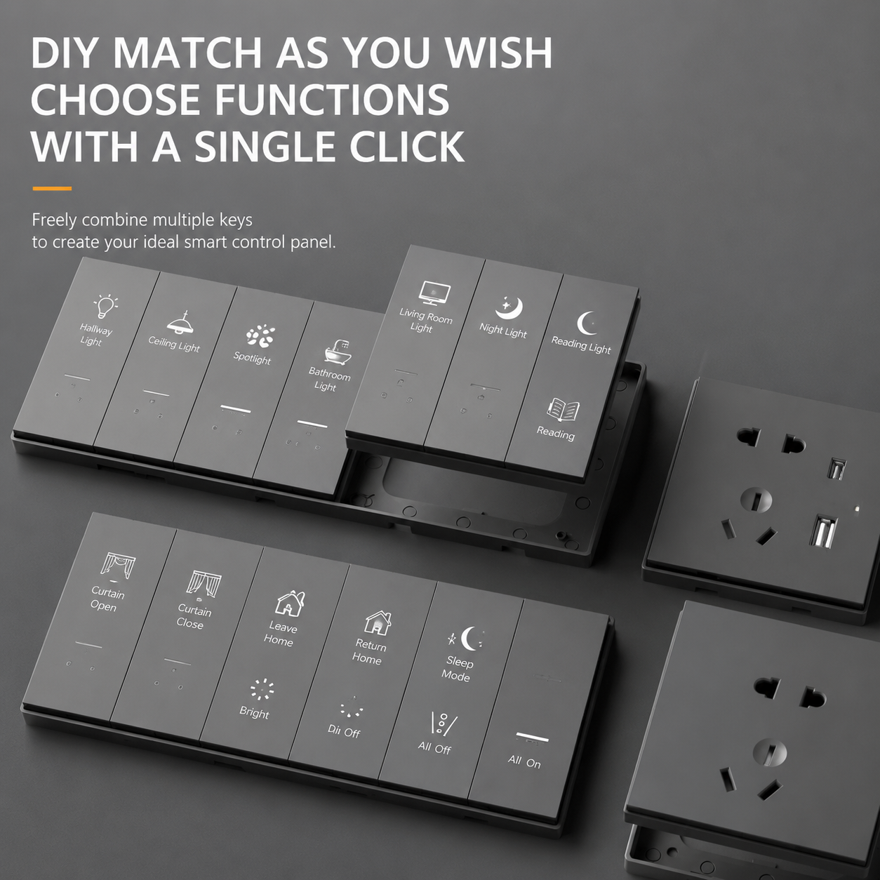 ZigBee Smart Switch (Zero-Fire Version) , D3-KG6 (36-Switch)