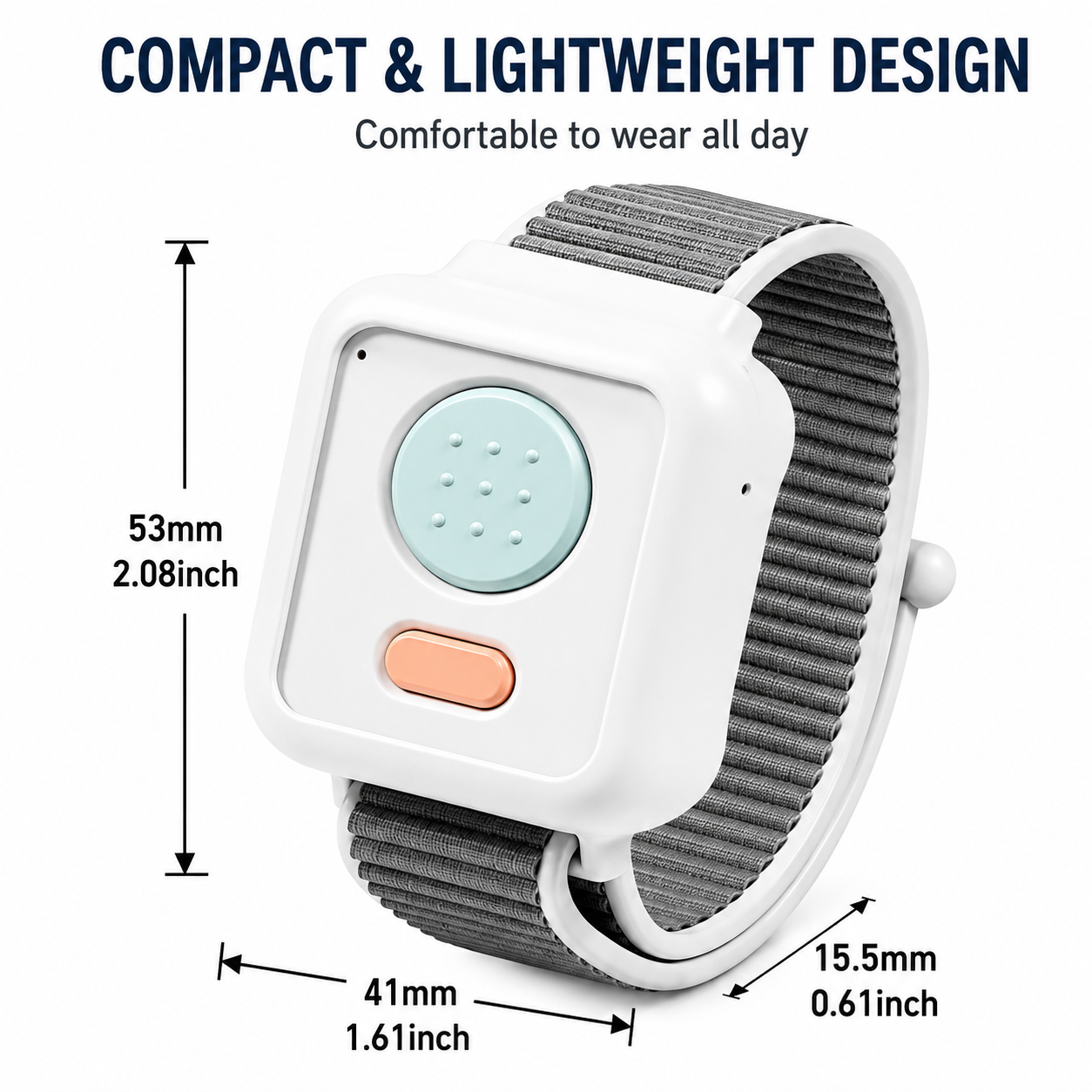 Smart Care Bracelet with GPS Tracking and SOS Emergency Protection