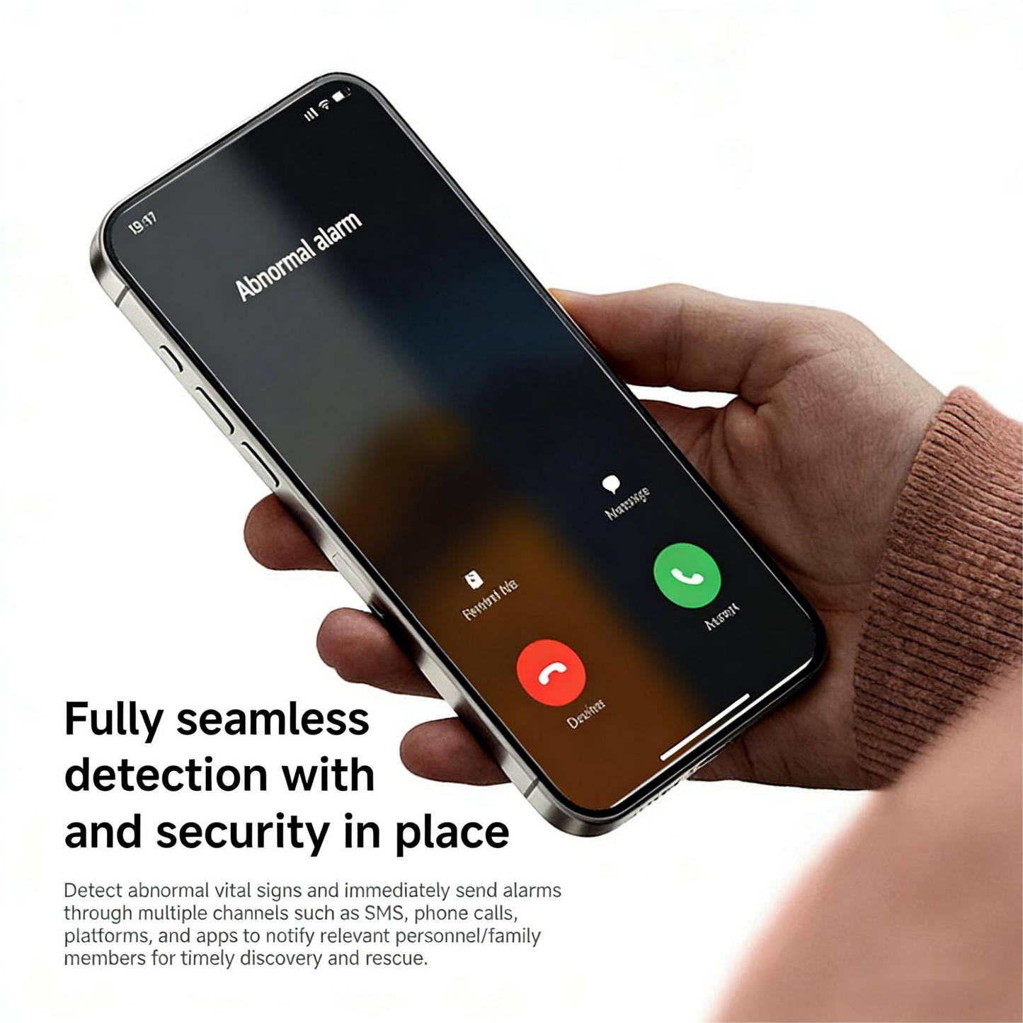 Millimeter-wave Heartbeat / Respiration Alarm Radar