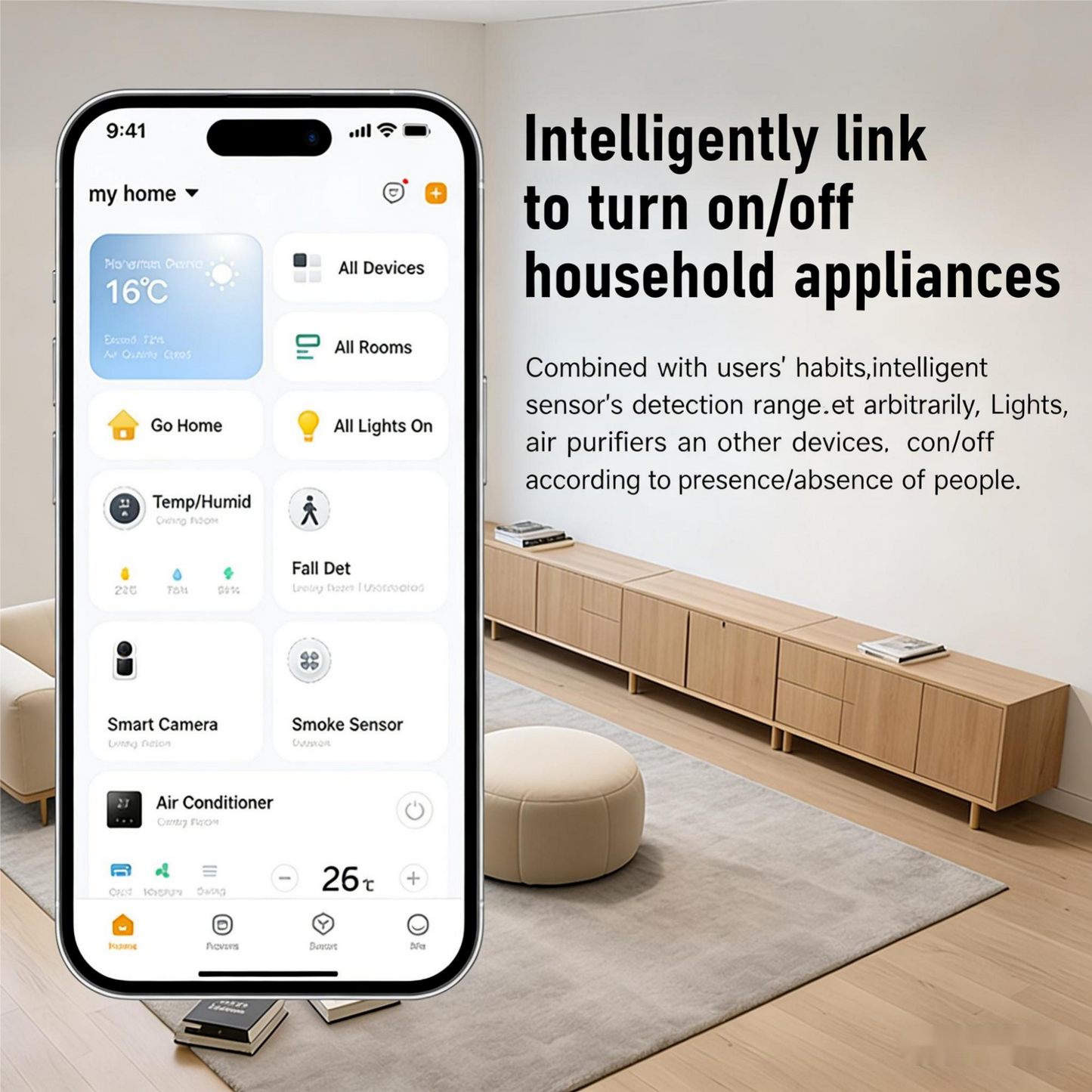 Millimeter-wave Heartbeat / Respiration Alarm Radar