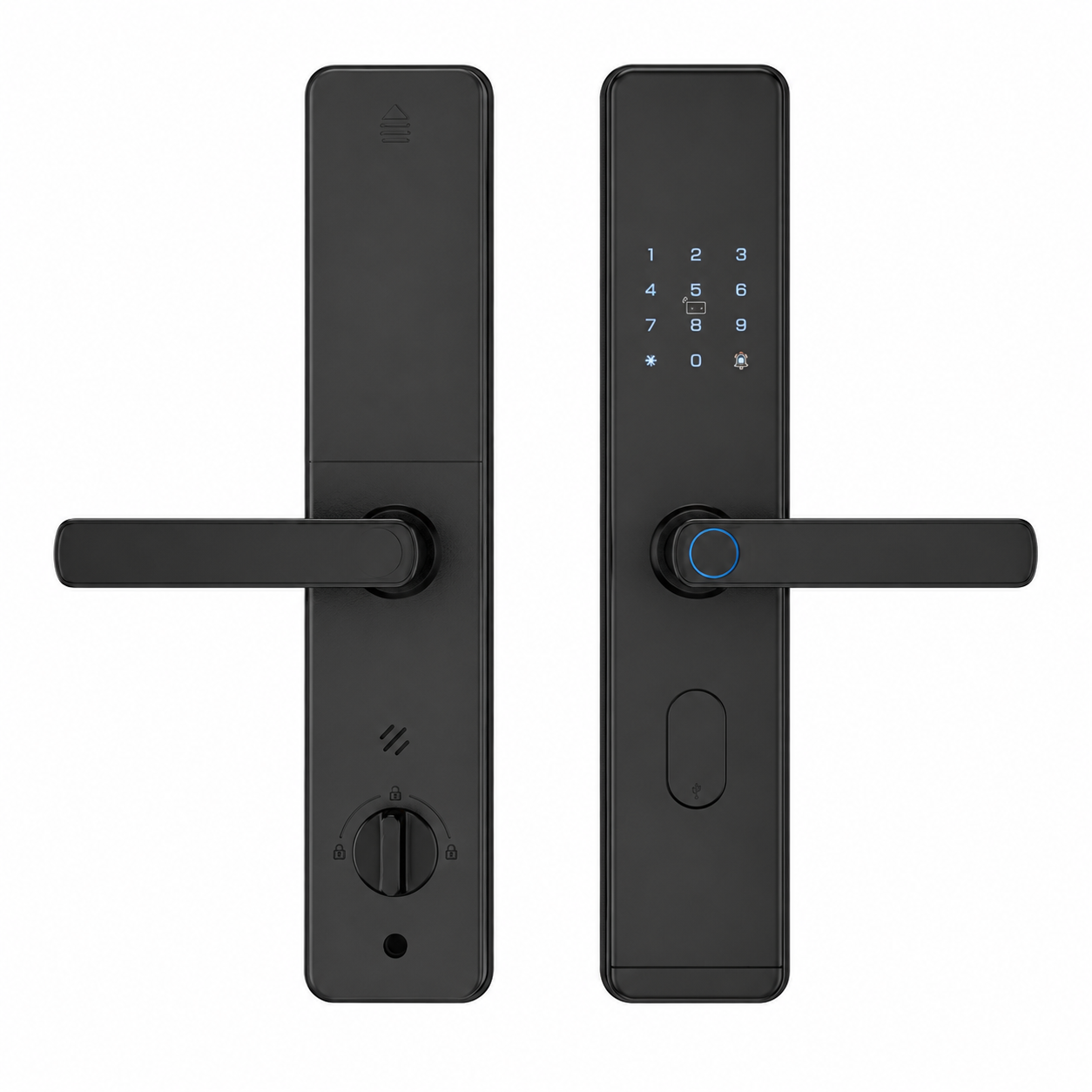 Smart Door Lock with Fingerprint, WiFi App Control & Keyless Entry