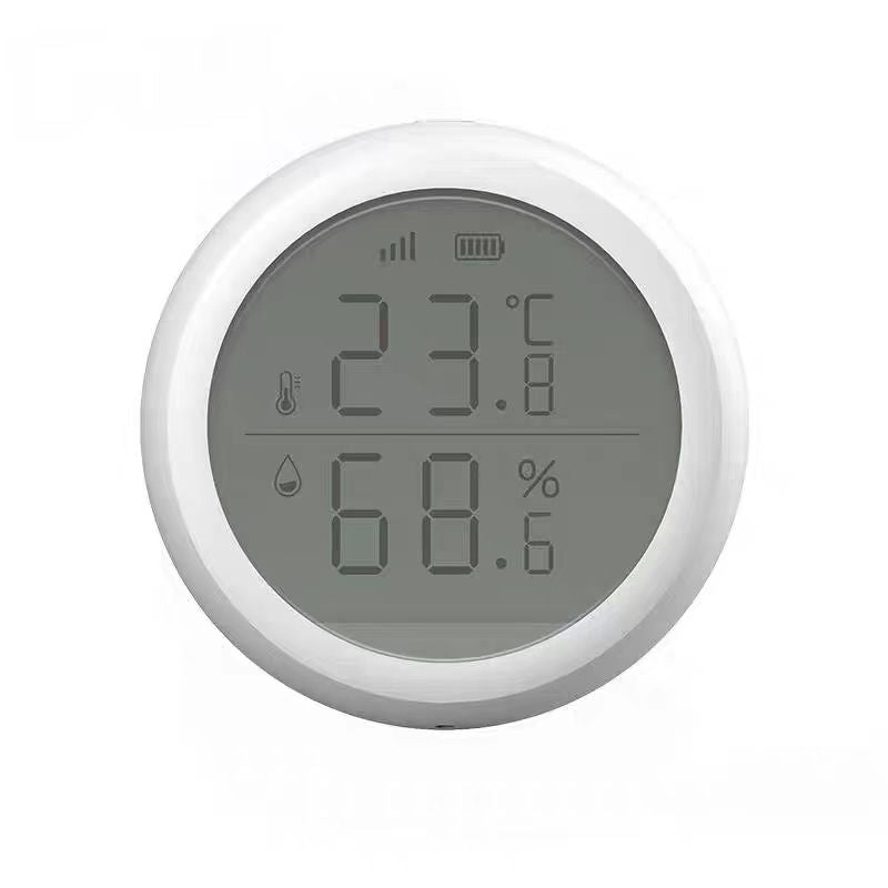 ZigBee Round Screen Temperature & Humidity Sensor